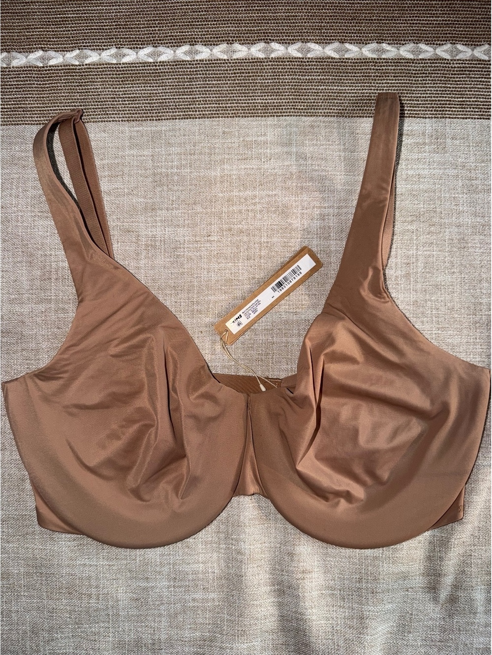 SKIMS Smoothing Intimates Unlined Minimizer Bra in Sienna, Size 36DDD